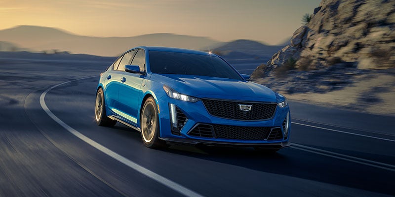 Cadillac CT5-V on the road - Tom Clark Cadillac in Denton TX